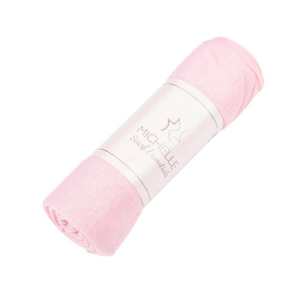 Kantoorsjaaltje pink tricot