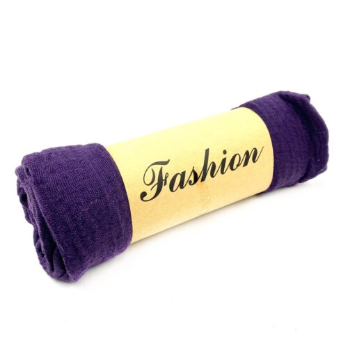 Donkerpaarse zomersjaal Leuke paarse zomersjaal