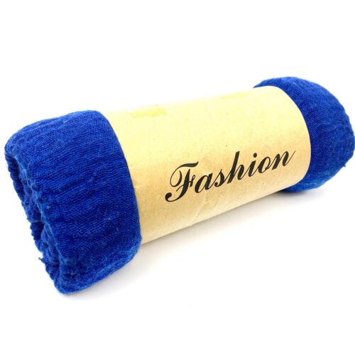 Koningsblauwe zomersjaal Leuke koningsblauwe zomersjaal