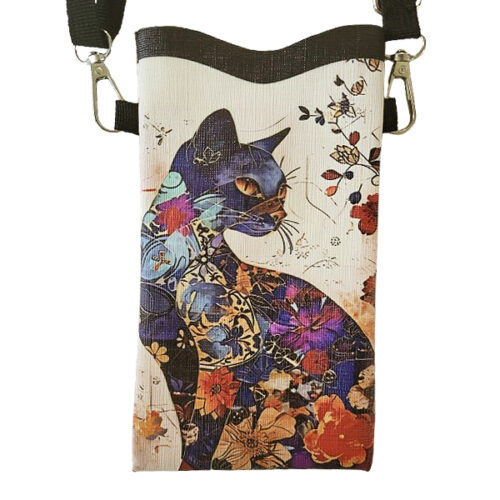 telefoonhoesje ka Telefoontasje poes met verstelbare riem