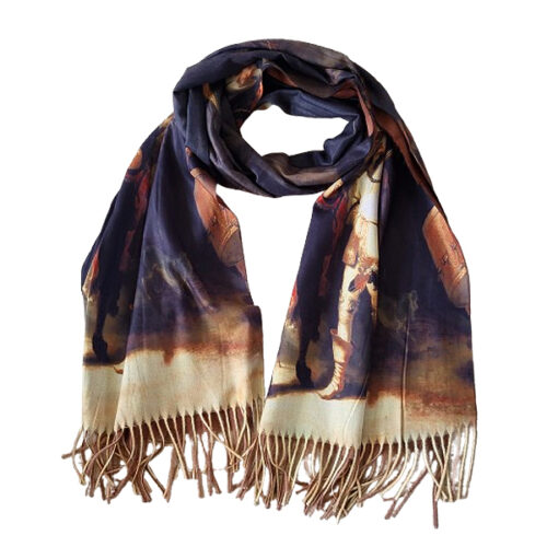 Mooie sjaal met een afbeelding van De Nachtwacht van Rembrandt