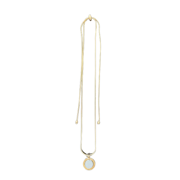 verstelbare ketting voor magneetbroches, goudkleurig