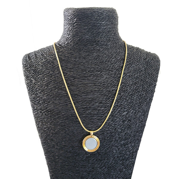 verstelbare ketting voor magneetbroches, goudkleurig