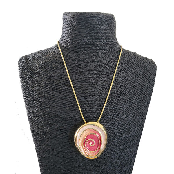 verstelbare ketting voor magneetbroches, goudkleurig