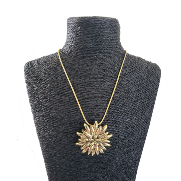 verstelbare ketting voor magneetbroches, goudkleurig