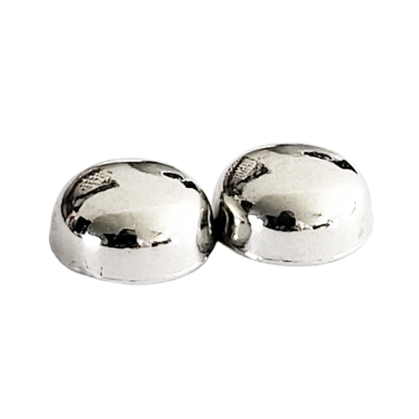Decolletémagneet zilver Handig magneetje voor het hoger sluiten van een decolleté of vastzetten van hijab.
