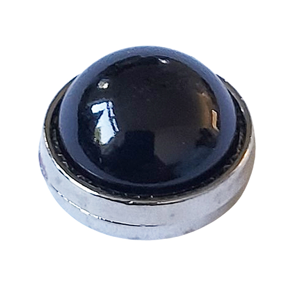 decolletémagneet zwart-zilver Decolletémagneet zwart met zilver