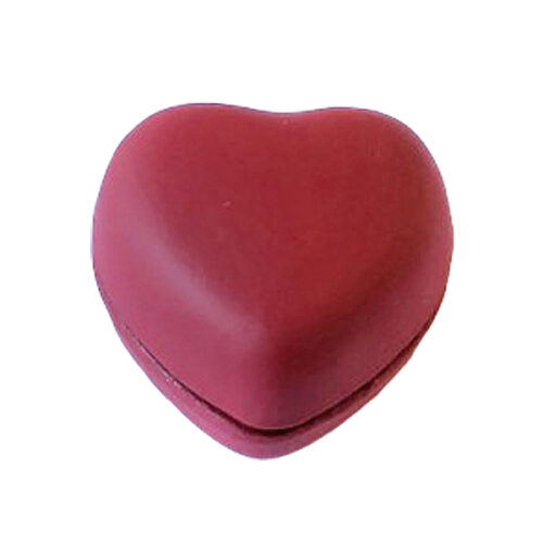 Decolletémagneet hartje rood mat