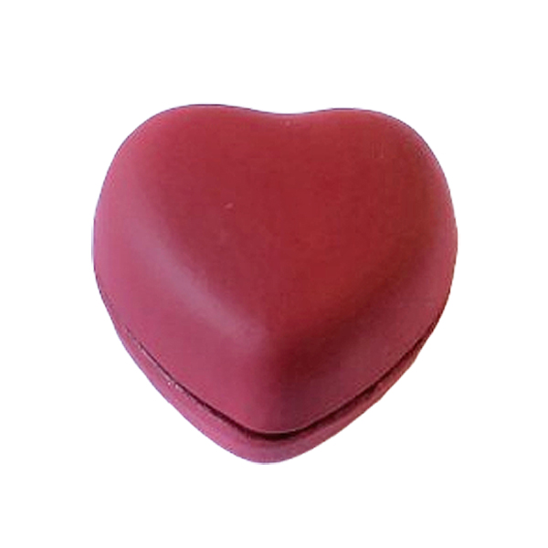 Decolletémagneet hartje rood mat