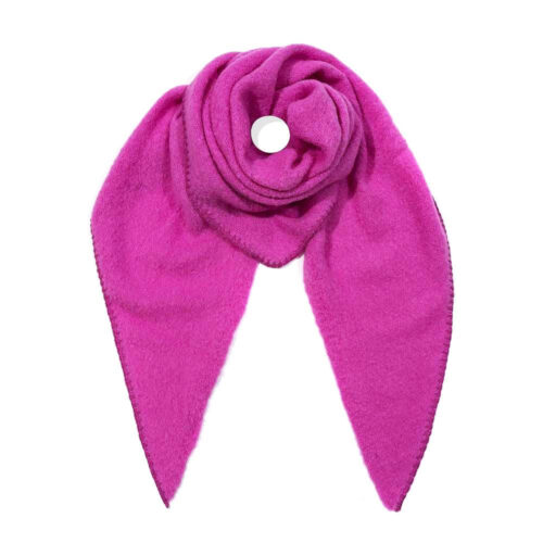 driehoeksjaal dolores fuchsia Mooie roze driehoeksjaal van zachte viscose